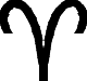 Aries symbol