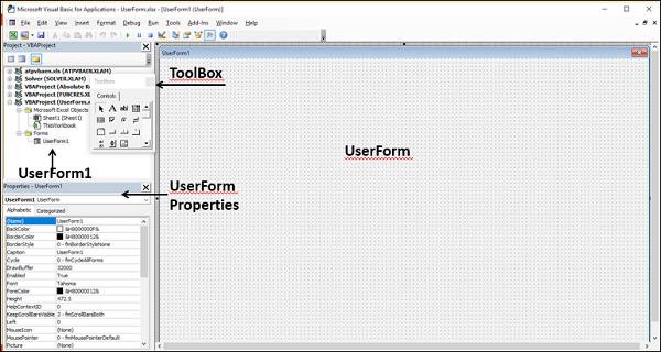 Understanding UserForm