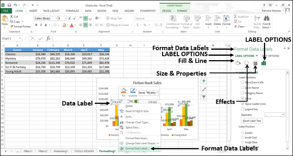 Format Data Labels