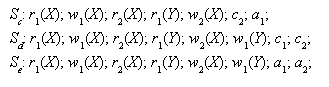 sample schedules c, d, e